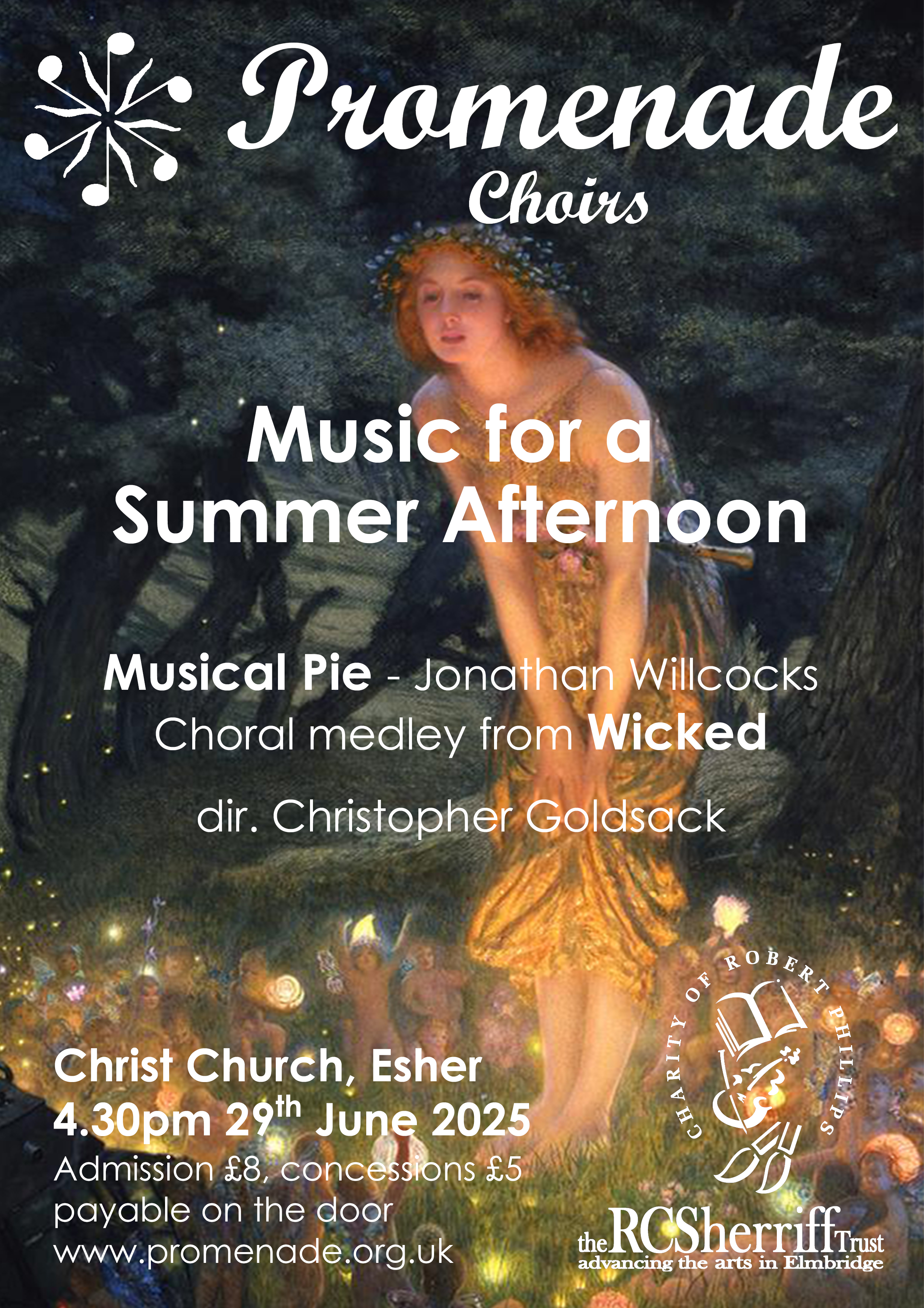 Promenade Choirs concert poster